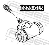 Cylinder hamulcowy roboczy tylny Renault (RVI) 6001549706 cena, od 14,72 USD
