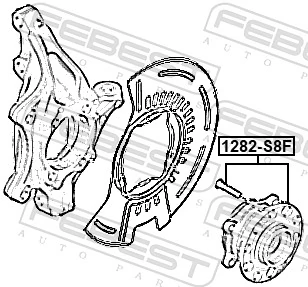 Piasta przednia do Hyundai Santa Fe TM, TMA