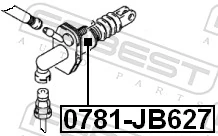  Cylinder sprzęgła główny Suzuki Grand Vitara 