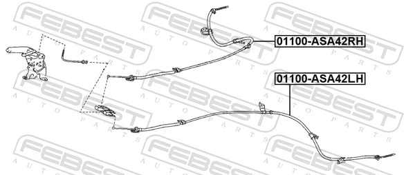 01100ASA42RH Febest