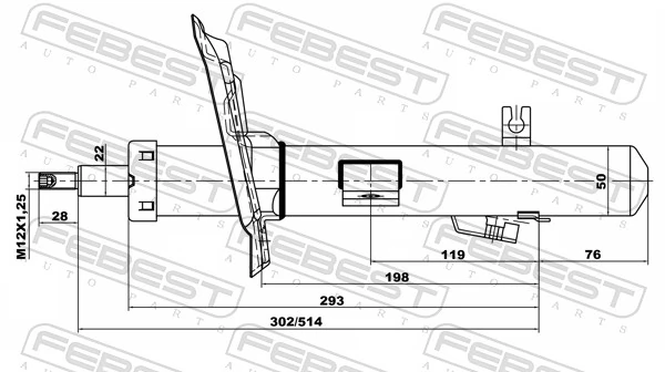 Do koszyka Amortyzator przedni prawy Nissan Qashqai II J11