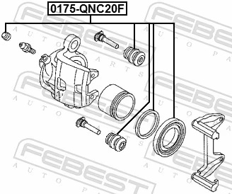 Zestaw naprawczy zacisku hamulcowego przedniego Suzuki Swift IV hatchback (MZ, EZ) (2010 - 2026) cena, od 6,66 USD