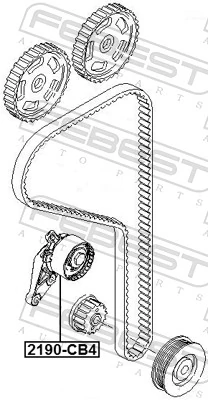 Do koszyka Napinacz paska rozrządu Ford Fiesta Mk5 JH, JD