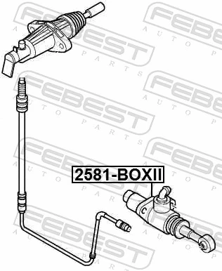 Cylinder sprzęgła główny 1331560080 Peugeot/Citroen