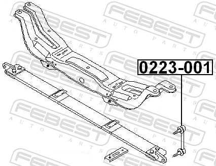 Do koszyka Łącznik stabilizatora tylnego Nissan Serena  C23