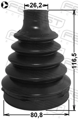 Osłona przegubu homokinetycznego półosi przedniej wewnętrzna Ford Transit V awangarda (V184/5) (2000 - 2006) cena, od 15,71 USD