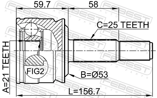 Przegub homokinetyczny przedni zewnętrzny Mitsubishi Colt VI hatchback (Z3A) (2004 - 2008) cena, od 45,44 USD