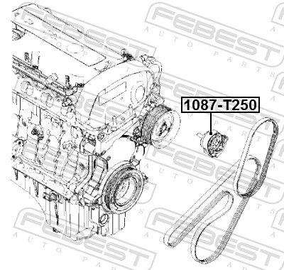 Rolka napinacza paska napędowego Opel Zafira B minivan (A05) (2005 - 2011) cena, od 14,58 USD