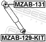 Silentblock amortyzatora tylnego do Ford Ranger  ET