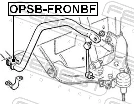 Tuleja stabilizatora przedniego do Opel Frontera B 6B