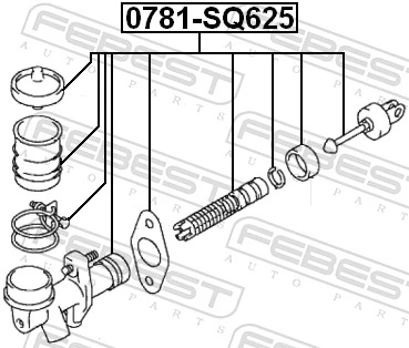 Do koszyka Cylinder sprzęgła główny Suzuki Grand Vitara  FT, HT