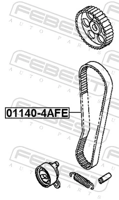  Pasek rozrządu Geely Mk 