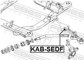 Silentblock przedniego wahacza dolnego do KIA Carnival II GQ