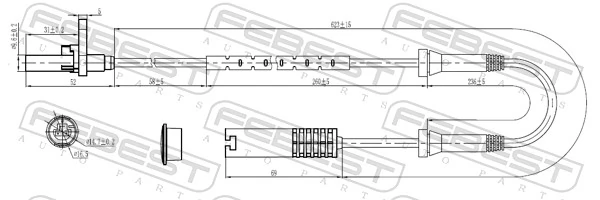  Czujnik ABS przedni BMW X1 