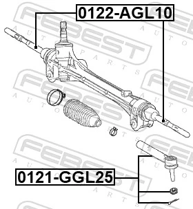 Końcówka drążka kierowniczego zewnętrzna do Lexus RX 450H/350L/200T L25