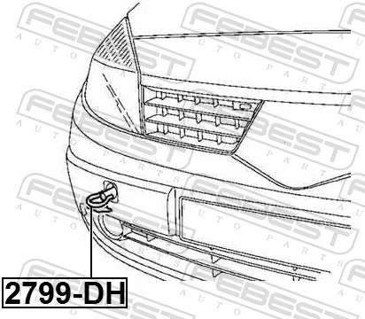 Hak holowniczy Volvo S60 1 RS, RH