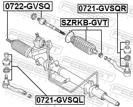 Osłona mechanizmu kierowniczego (maglownicy) do Suzuki Grand Vitara  FT, HT