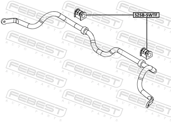  Tuleja stabilizatora przedniego Suzuki Swift 4