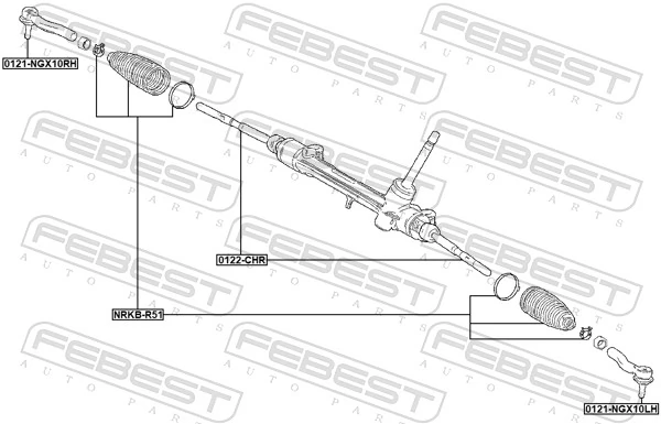Drążek kierowniczy Toyota C-HR hatchback (X10) (2016 - 2023) cena, od 23,75 USD