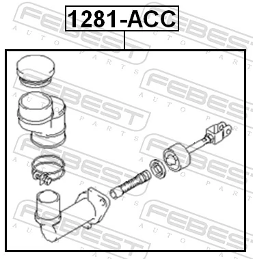 Cylinder sprzęgła główny do Hyundai Accent II LC