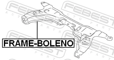 Korpus osi przedniej Suzuki Baleno sedana (EG) (1995 - 2002) cena, od 158,88 USD