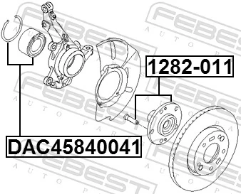 Piasta przednia do Hyundai Sonata VI YF
