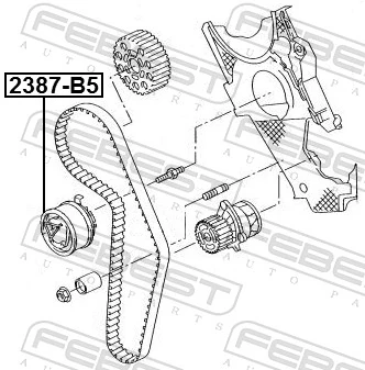 Rolka napinacza paska rozrządu Audi A3 hatchback (8P1) (2003 - 2012) cena, od 54,17 USD