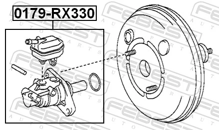 Główny cylinder hamulców do Lexus RX 330/350 U3