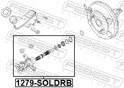 Główny cylinder hamulców do Hyundai SOLARIS I SBR11