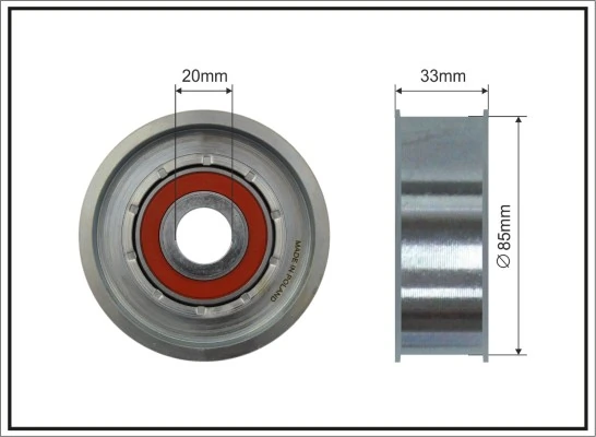 Rolka prowadząca, kierunkowa paska napędowego K04796016 Fiat/Alfa/Lancia
