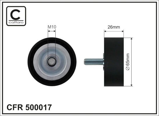 Rolka napinacza paska napędowego do BMW X5 F15, F85