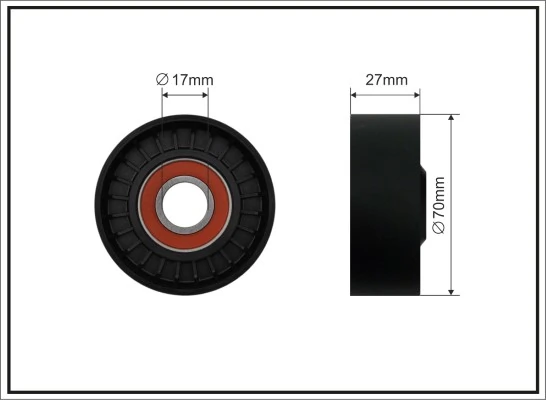  Rolka napinacza paska napędowego Toyota Avensis 2