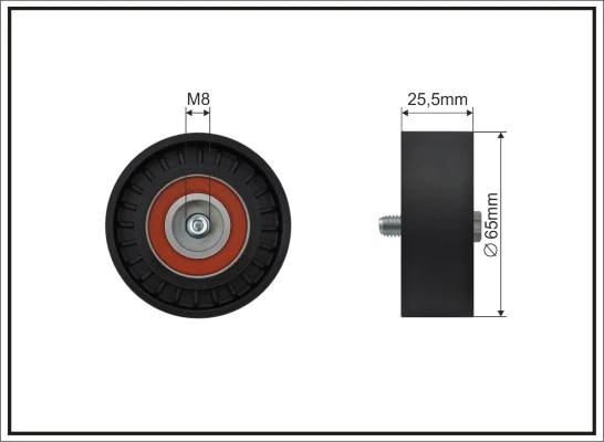 Do koszyka 51815020 Chrysler Rolka prowadząca, kierunkowa paska napędowego