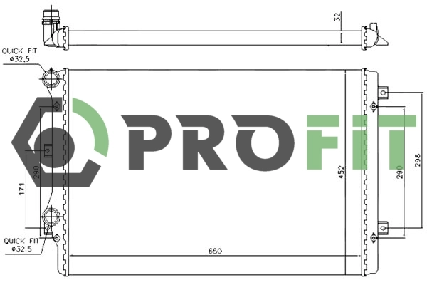 Chłodnica silnika 957508A1 Polcar