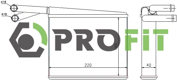 Chłodnica nagrzewnicy (ogrzewacza) Mercedes Sprinter I 3-t