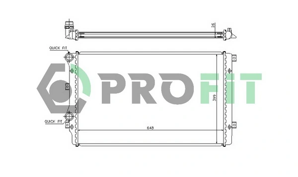 Chłodnica silnika Audi A3 