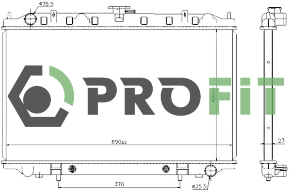 Chłodnica silnika Nissan Maxima A32