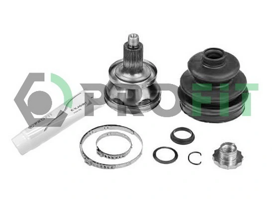Do koszyka Przegub homokinetyczny przedni zewnętrzny Skoda Fabia II 5J2, 542, 572, 582