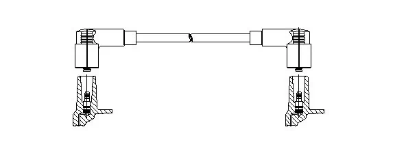 Zestaw przewodów wysokiego napięcia do Volkswagen Transporter SGA, SGH, SHA, SHH