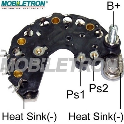 Mostek prostowniczy alternatora = Moster diodowy alternatora Citroen C3 1 FC