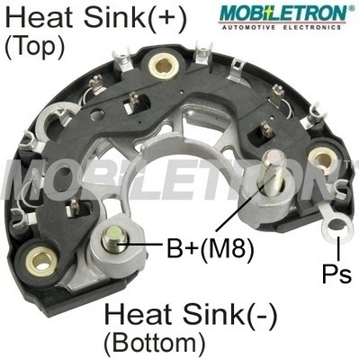 Mostek prostowniczy alternatora = Moster diodowy alternatora Volkswagen Passat 3B3