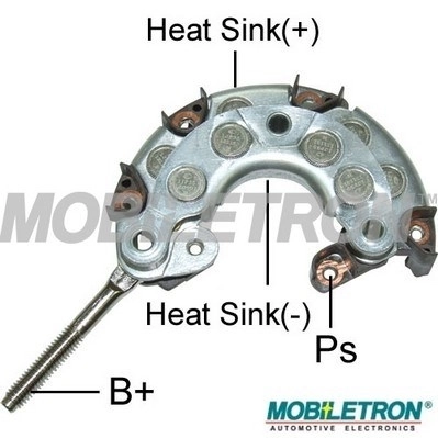 Mostek prostowniczy alternatora = Moster diodowy alternatora Toyota Hiace 2 H5