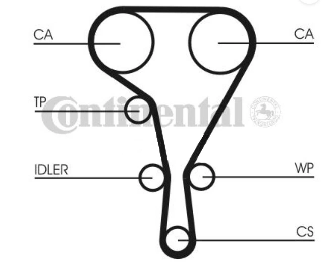 Pasek rozrządu do Renault Vel Satis  BJ0