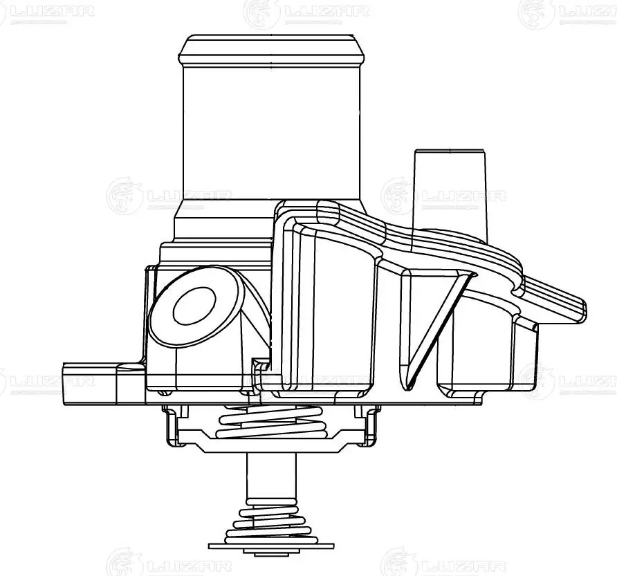 Do koszyka Obudowa termostatu Iveco Daily IV 