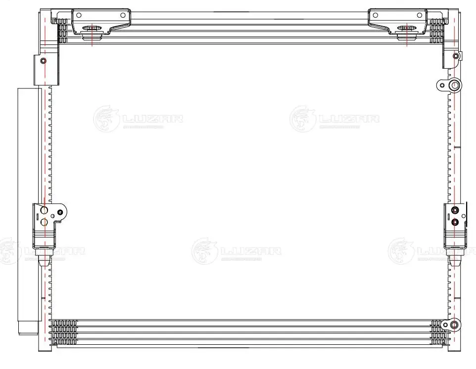 Chłodnica klimatyzacji Lexus LX 570