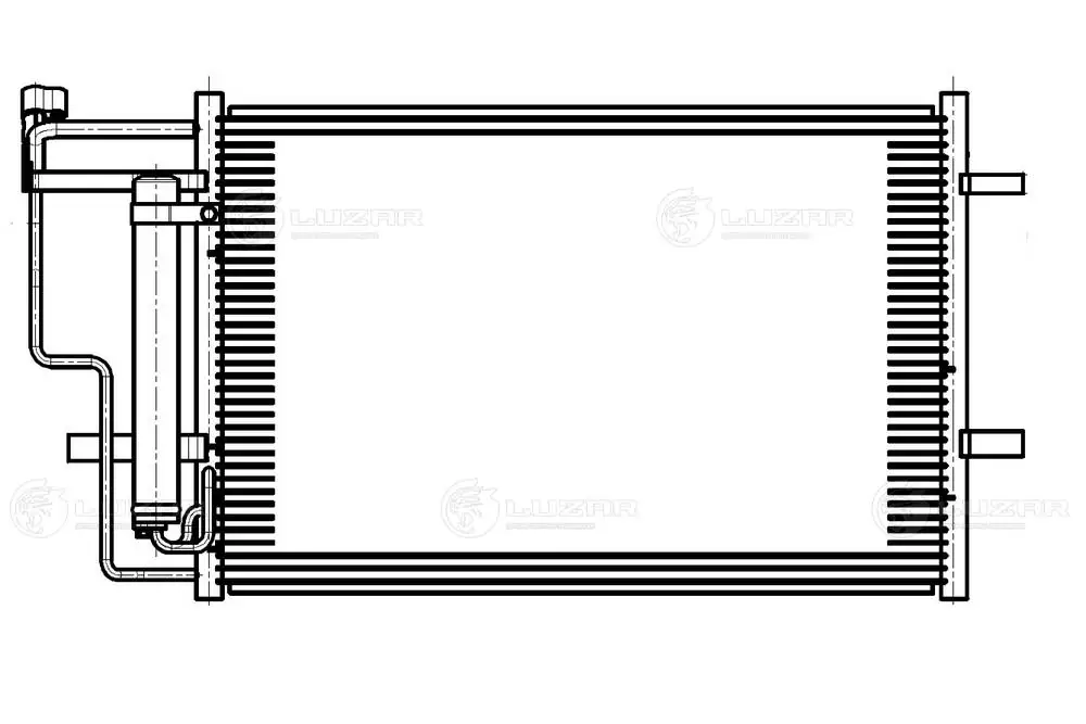 Chłodnica klimatyzacji Mazda 3 