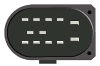 30826C Miraglio Mechanizm podnoszenia szyby drzwi przednich lewych