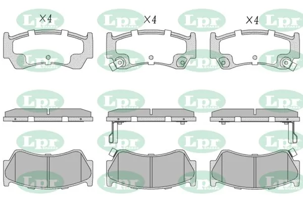 Klocki hamulcowe przednie tarczowe D106M25Y90 Nissan/Infiniti