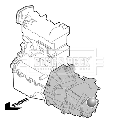 Poduszka (podpora) silnika lewa General Motors 5684645