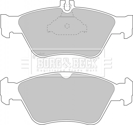 Klocki hamulcowe przednie tarczowe Mercedes C sedana (W202) (1993 - 2000) cena, od 27,11 USD